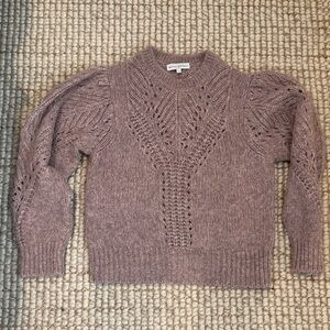 White + Warren Women's Mauve Sweater